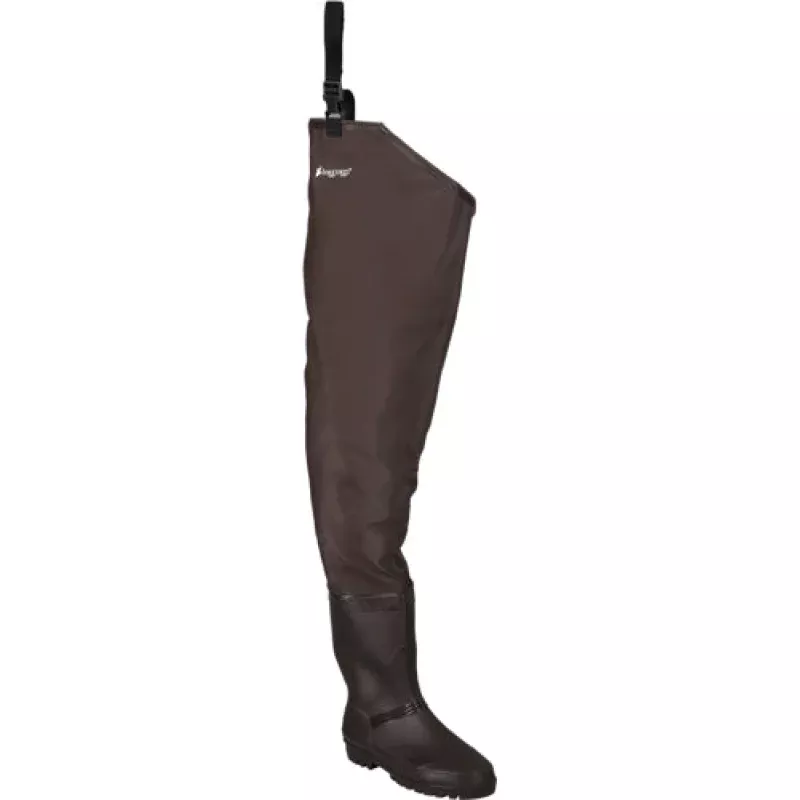 Frogg Toggs Men's Rana PVC LUG Sole HIP Wader Brown Size 10