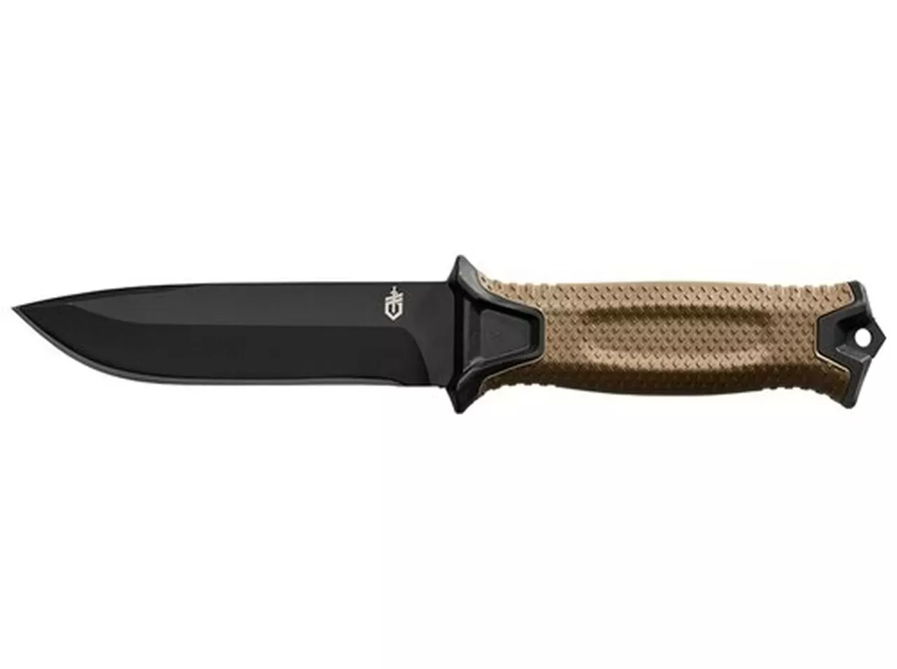 Gerber Strongarm Fixed Blade Knife, Coyote, Fine Edge, Fixed Blade Knives, Sheath