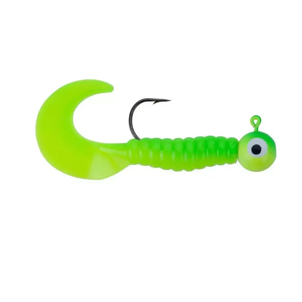Johnson Swimming Grub Chartreuse Green
