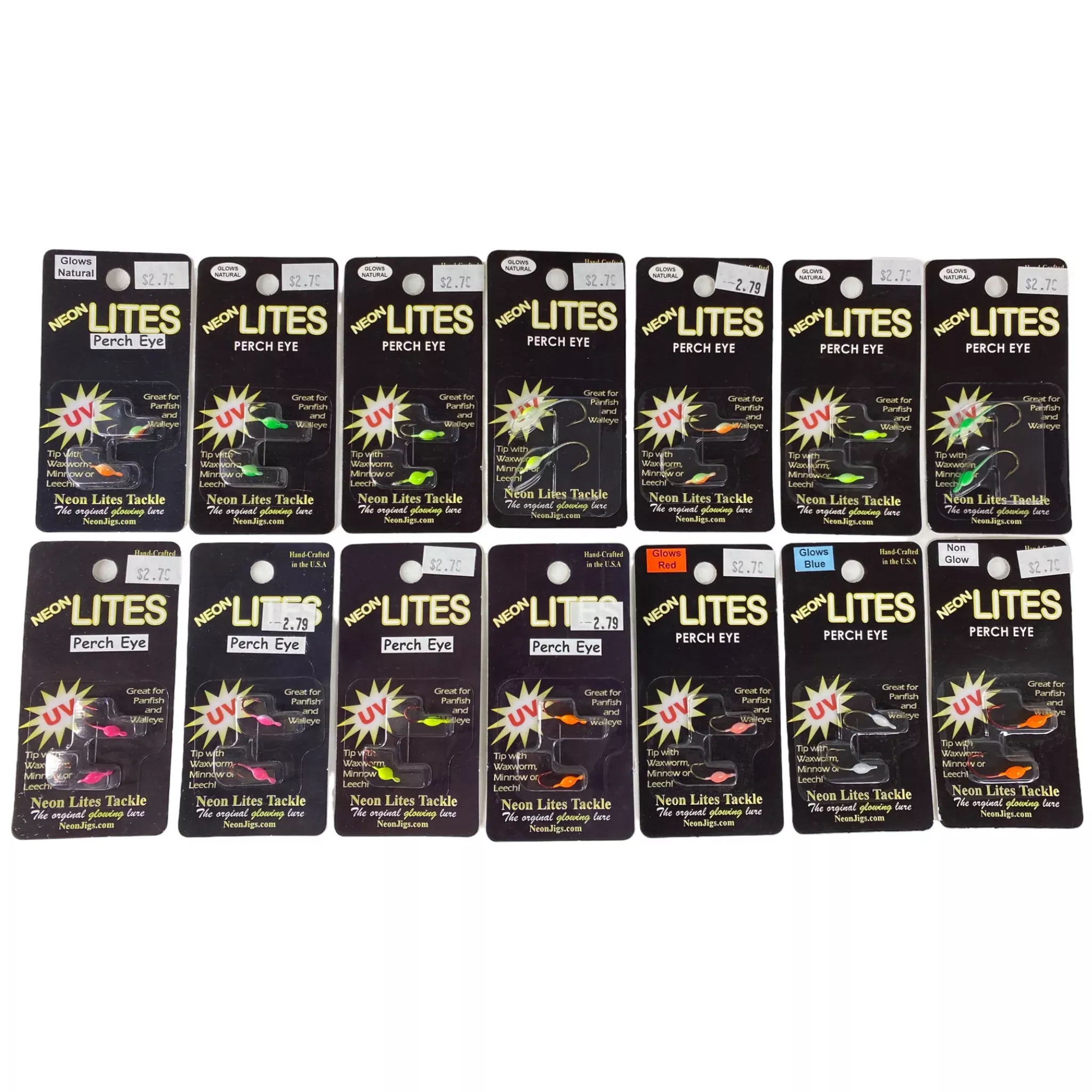 Neon Lites Tackle Glow Perch Eye Jig
