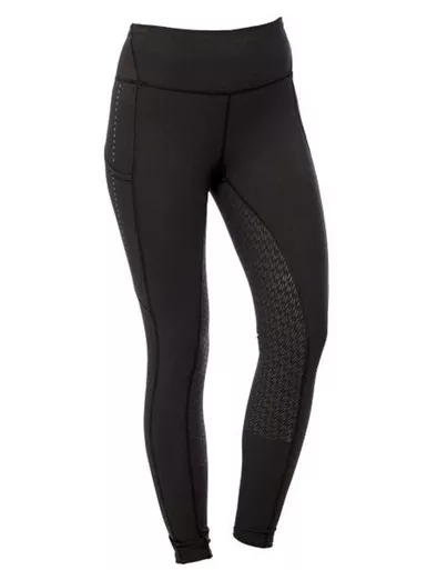 New Goode Rider Energy Womens Full Seat Black Breech Size 34R