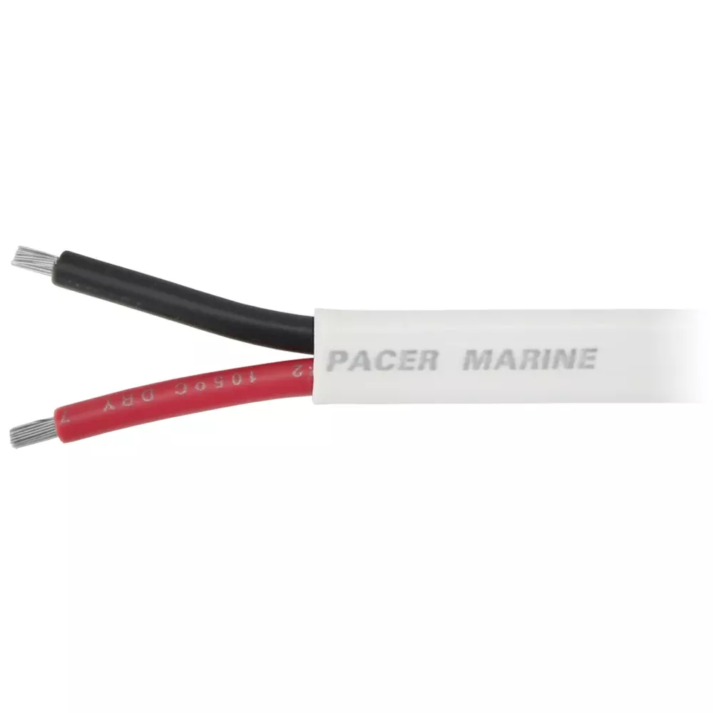 Pacer 142 AWG Duplex Cable Flat Cable RedBlack 250 W142DC250