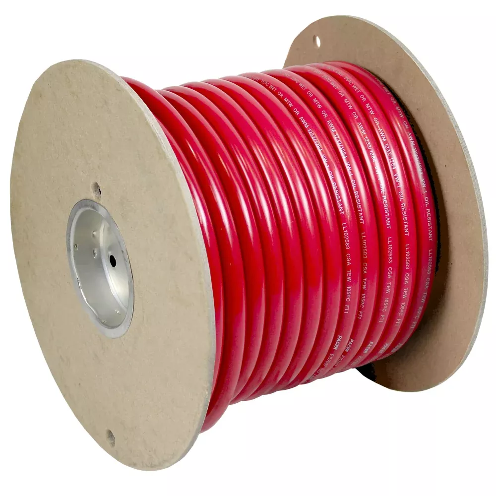 Pacer Red 4 AWG Battery Cable 100 WUL4RD100