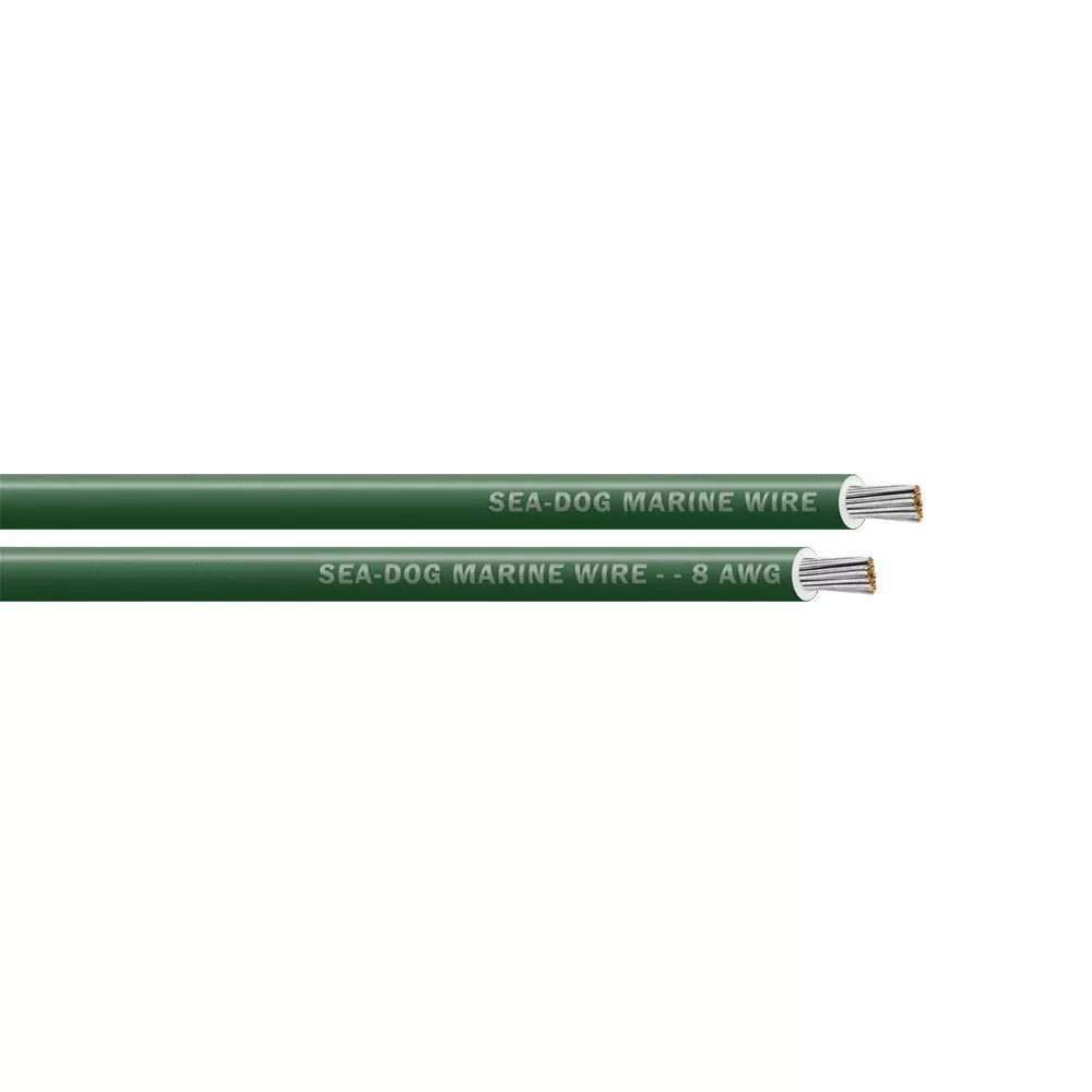 SeaDog 8 AWG Green Primary Wire 25 8008040