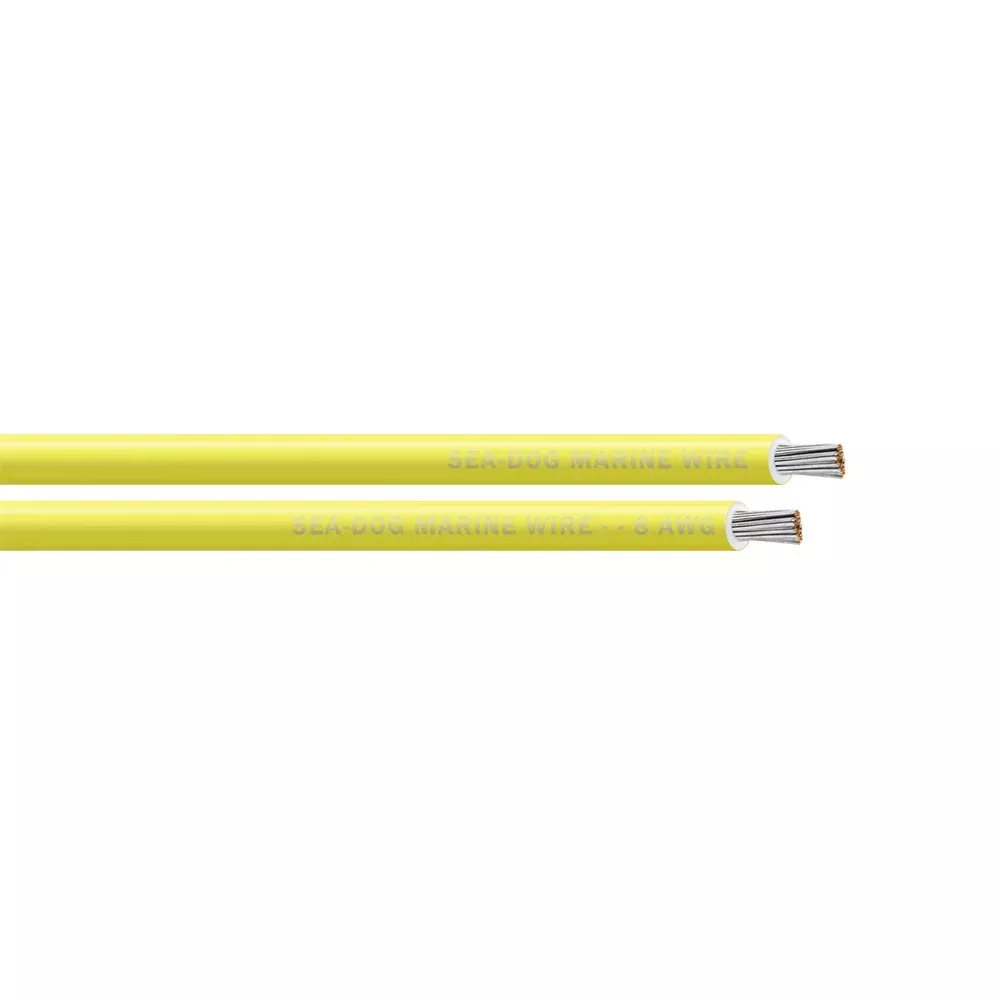 SeaDog 8 AWG Yellow Primary Wire 500 8008037