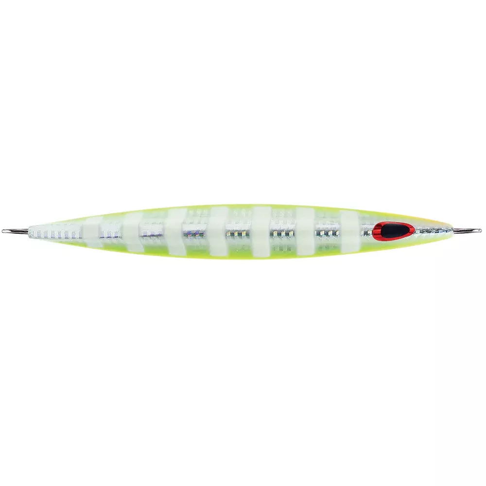 Williamson Kensaki 280 Jig 725 978oz UV Chartreuse Glow Zebra KSJ280UVCGZ